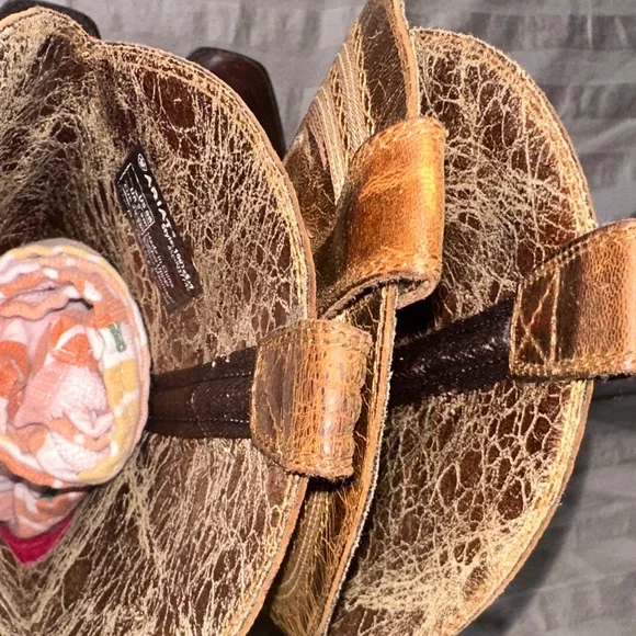 Ariat Heritage Western R Pro Leather Cowgirl Boots - Distressed Brown - Picture 8 of 8